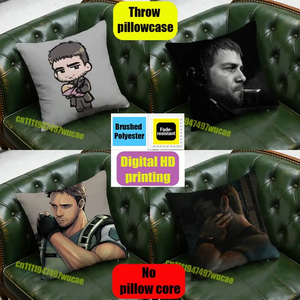 For Chris Redfield Throw Pillow Case 40x40cm Car Custom Square Pillowcase Pad Cushion Cover
For Chris Redfield Throw Pillow Case 40x40cm Car Custom Square Pillowcase Pad Cushion Cover