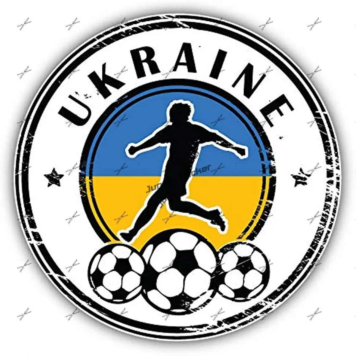Ukraine Decal Ukraine Soccer Team Stamp Round Flag Seal Football Sticker High-Quality Waterproof Shield Self Adhesive Decal
Ukraine Decal Ukraine Soccer Team Stamp Round Flag Seal Football Sticker High-Quality Waterproof Shield Self Adhesive Decal