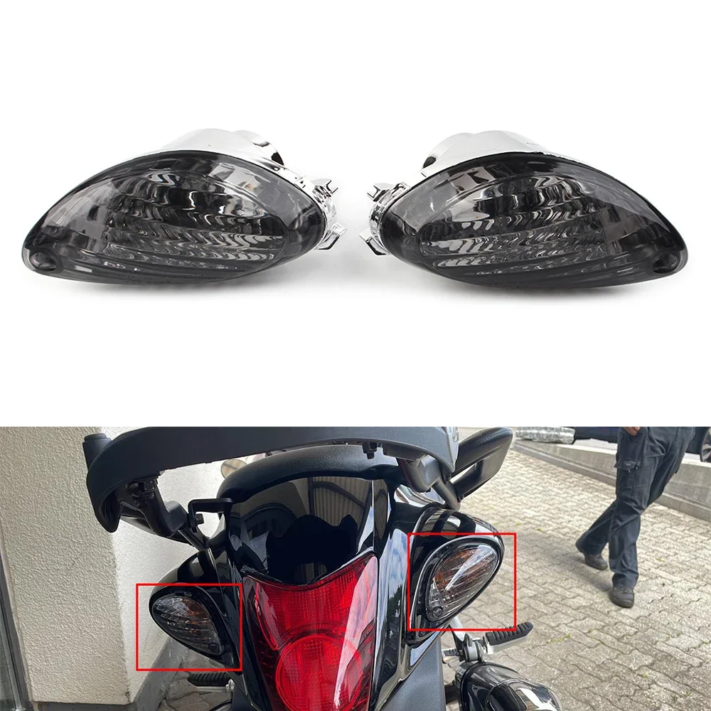 Pop 2Pcs Smoke Motorbike Rear Turn Signals Light Indicator Blinkers Lens Cover Shell For Suzuki Hayabusa GSXR1300 2008 2009 2010
Pop 2Pcs Smoke Motorbike Rear Turn Signals Light Indicator Blinkers Lens Cover Shell For Suzuki Hayabusa GSXR1300 2008 2009 2010