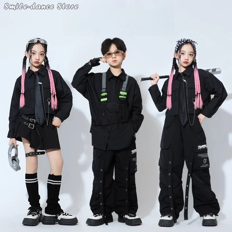 Children's Jazz Dance Suit Set Drum Set Hip-hop Dance Performance Trendy Clothes Technology Style Catwalk For Boys Girls Dancer
Children's Jazz Dance Suit Set Drum Set Hip-hop Dance Performance Trendy Clothes Technology Style Catwalk For Boys Girls Dancer