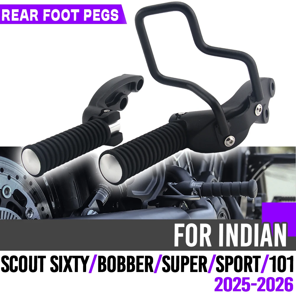 For Indian Scout Sixty Classic Limited 101 Scout Bobber 25-26 Passenger Rear FootPegs Motorcycle Footrest Pedal Mounting Bracket
For Indian Scout Sixty Classic Limited 101 Scout Bobber 25-26 Passenger Rear FootPegs Motorcycle Footrest Pedal Mounting Bracket