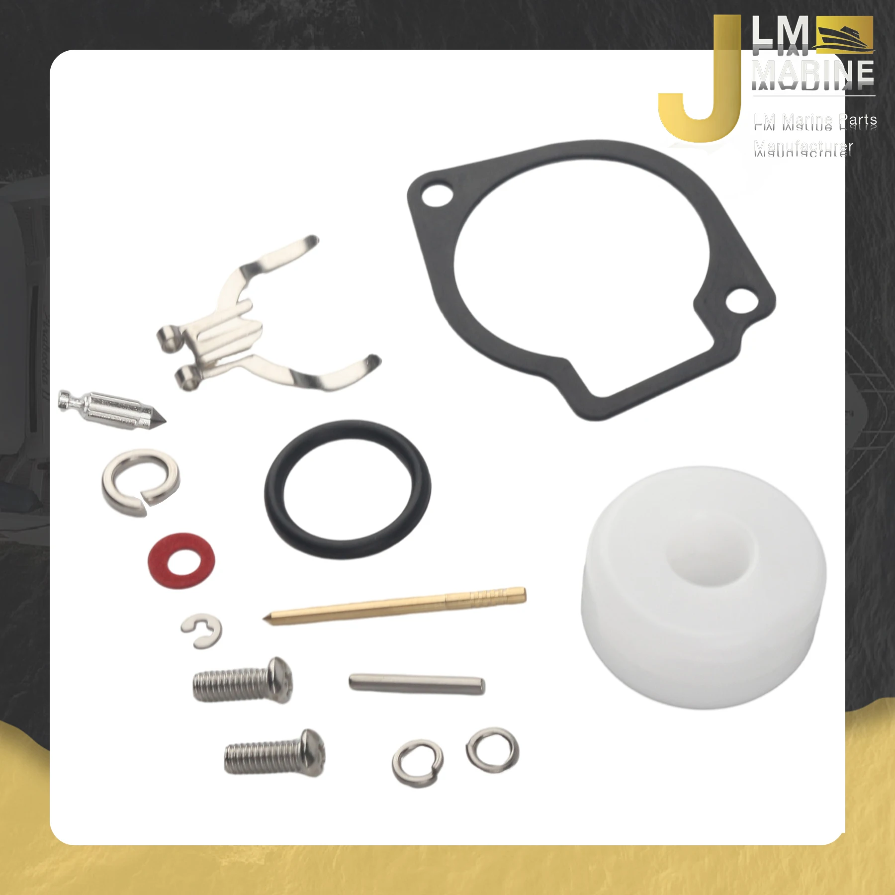 JLM 41859M 92520M for Mercury Mariner 2.5 HP 3.5 HP 2 Stroke Marine Outboard Carburetor Repair Kit
JLM 41859M 92520M for Mercury Mariner 2.5 HP 3.5 HP 2 Stroke Marine Outboard Carburetor Repair Kit
