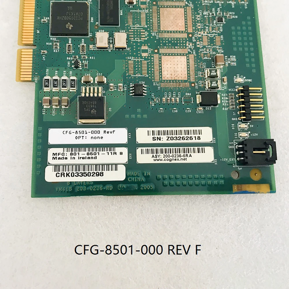 CFG-8501-000 RevF Industrial Cameras Video Capture Board 801-8501-11R
CFG-8501-000 RevF Industrial Cameras Video Capture Board 801-8501-11R