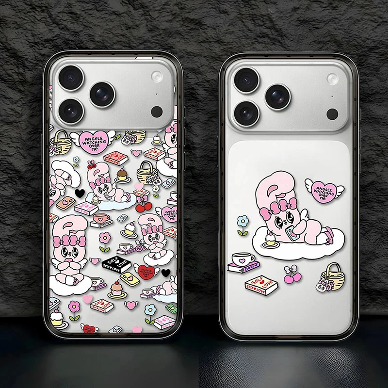 Angel Wing Heart Rabbit Compact Acrylic Border Magnetic Phone Cover for IPhone 13 14 15 16 17 Pro Max Case for IPhone Air
Angel Wing Heart Rabbit Compact Acrylic Border Magnetic Phone Cover for IPhone 13 14 15 16 17 Pro Max Case for IPhone Air