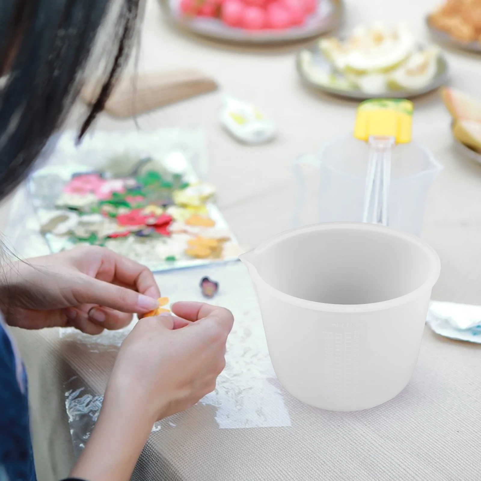 Silicone Measuring Cup Cups Liquid Cute Crafts Dispensing Crystal Epoxy 1000ML
Silicone Measuring Cup Cups Liquid Cute Crafts Dispensing Crystal Epoxy 1000ML