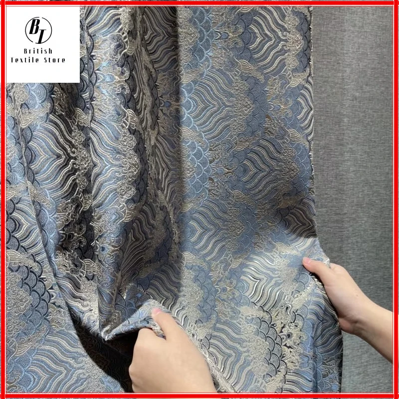 Modern Chinese Style Jacquard Sea Tide Pattern High Precision Curtains for Living Room Bedroom Dining Luxury Villa Window Drapes
Modern Chinese Style Jacquard Sea Tide Pattern High Precision Curtains for Living Room Bedroom Dining Luxury Villa Window Drapes