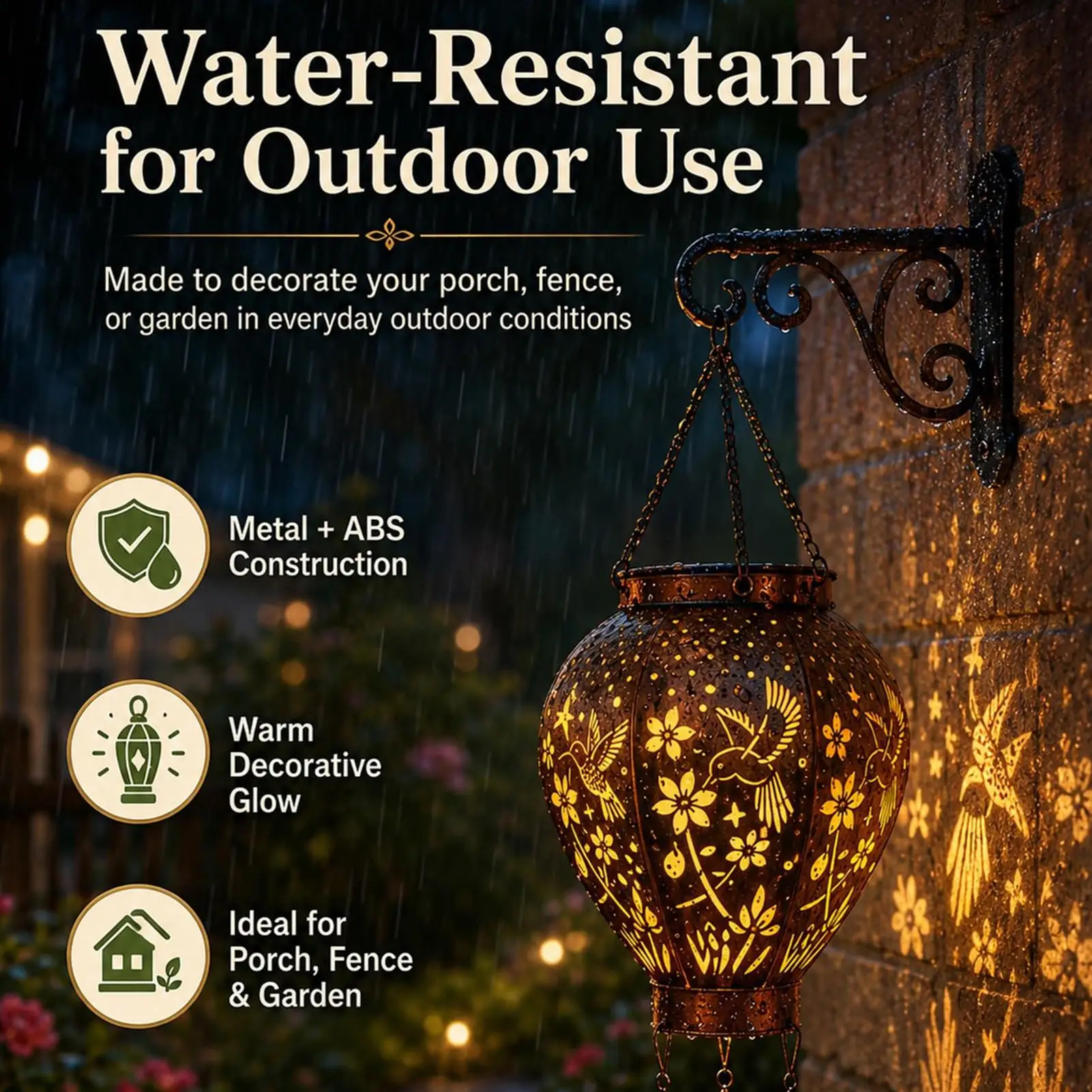 Solar Hot Air Balloon Lantern With Flame Hummingbird And Mushroom Waterproof Light Hot Air Balloon Decorations For Patio Fence
Solar Hot Air Balloon Lantern With Flame Hummingbird And Mushroom Waterproof Light Hot Air Balloon Decorations For Patio Fence
