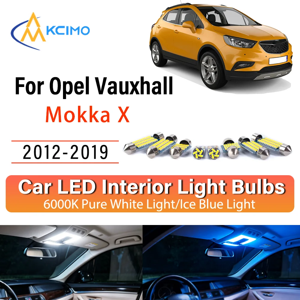 LED Interior Light Bulb Set For Opel Vauxhall Mokka X 2012-2019 Easy Install Bright White/Blue Dome Map Door Courtesy Brights
LED Interior Light Bulb Set For Opel Vauxhall Mokka X 2012-2019 Easy Install Bright White/Blue Dome Map Door Courtesy Brights