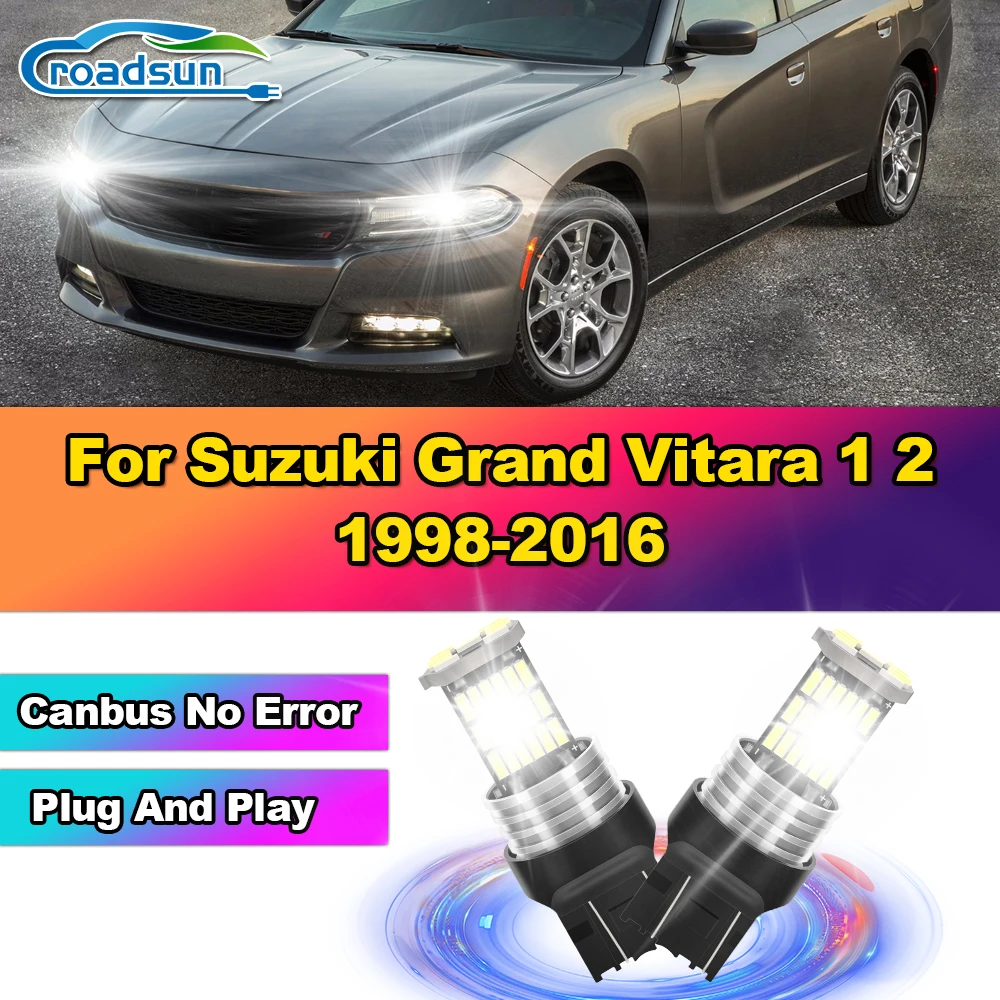 3400LM LED Car Lights Bulbs 12V 6000K White Plug And Play Brake Lamps For Suzuki Grand Vitara 1 2 1998-2012 2013 2014 2015 2016
3400LM LED Car Lights Bulbs 12V 6000K White Plug And Play Brake Lamps For Suzuki Grand Vitara 1 2 1998-2012 2013 2014 2015 2016