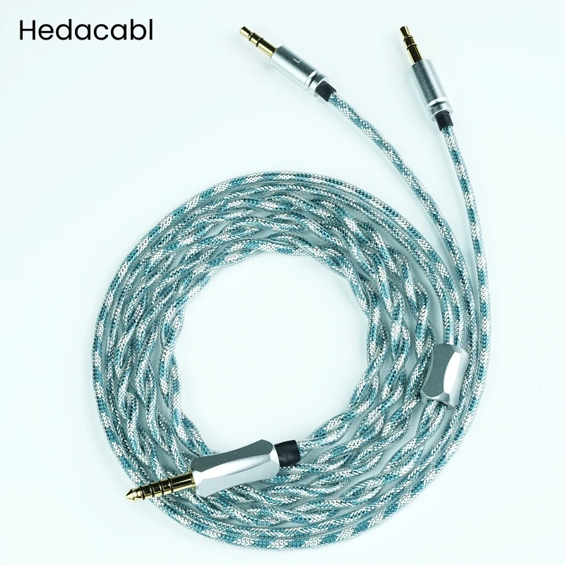 Hedacabl HD-02 2-Core 7N OCC Headphone Cable, 4.4mm Dual 3.5mmTRS Shielded Cable Suitable For HIFIMAN DENON Replacement Cable
Hedacabl HD-02 2-Core 7N OCC Headphone Cable, 4.4mm Dual 3.5mmTRS Shielded Cable Suitable For HIFIMAN DENON Replacement Cable