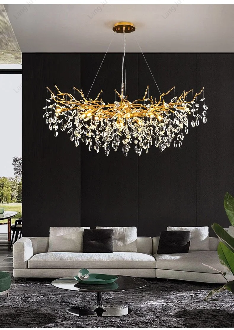 Leaf Shape K9 Crystal Creative Lamp Luxury Living Room Decorative Table Lamp Crystal Led Chandelier Lighting Pendant Light
Leaf Shape K9 Crystal Creative Lamp Luxury Living Room Decorative Table Lamp Crystal Led Chandelier Lighting Pendant Light