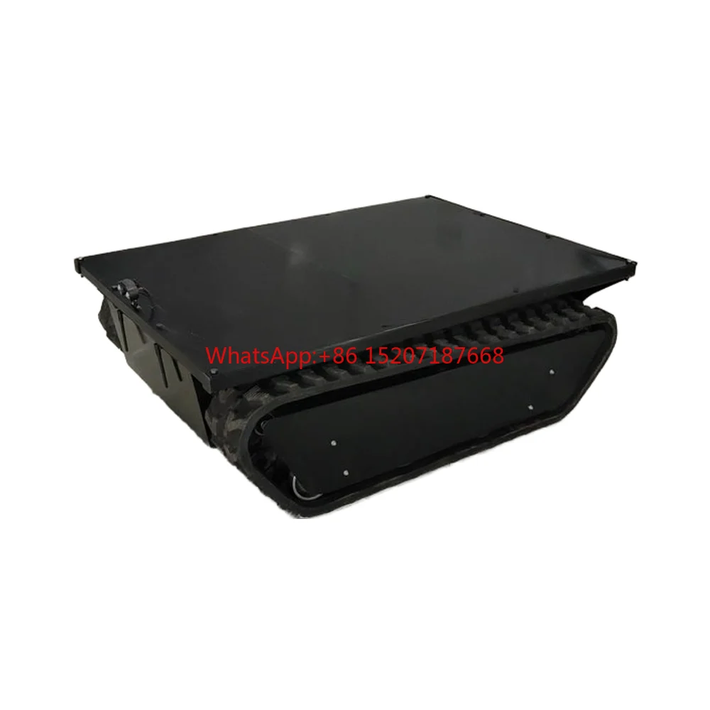 Remote Controlled Robot Crawler Platform Transport Vehicle Rubber Crawler Tank Tracked Chassis Farm Construction New Used
Remote Controlled Robot Crawler Platform Transport Vehicle Rubber Crawler Tank Tracked Chassis Farm Construction New Used
