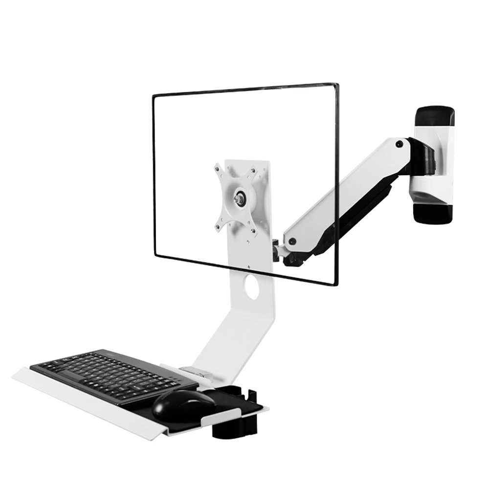Industrial GM199KBL VESA-compliant Aluminum Alloy Monitor Mount Robotic Arm Stand with Keyboard Stand
Industrial GM199KBL VESA-compliant Aluminum Alloy Monitor Mount Robotic Arm Stand with Keyboard Stand