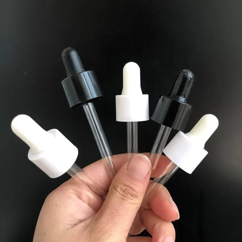 15pcs 18/20/24 Caliber Black and White Plastic Perfume Dropper Cap With Bulb Glass Pipette 5-100ML Aromatherapy Oil Bottle Top
15pcs 18/20/24 Caliber Black and White Plastic Perfume Dropper Cap With Bulb Glass Pipette 5-100ML Aromatherapy Oil Bottle Top