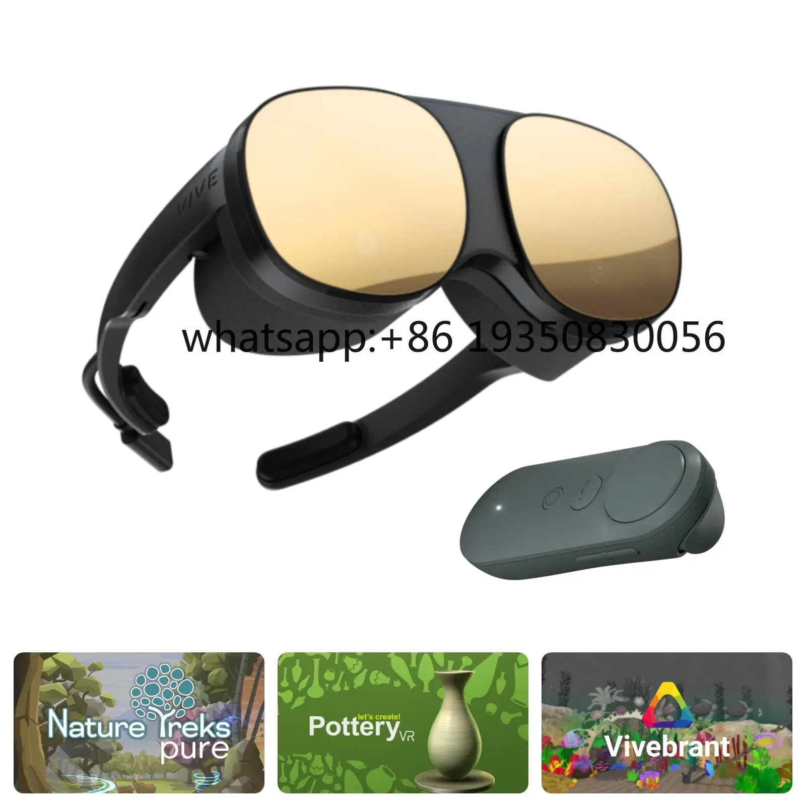 HTC Vive Flow Virtual Reality Headset with Controller
HTC Vive Flow Virtual Reality Headset with Controller