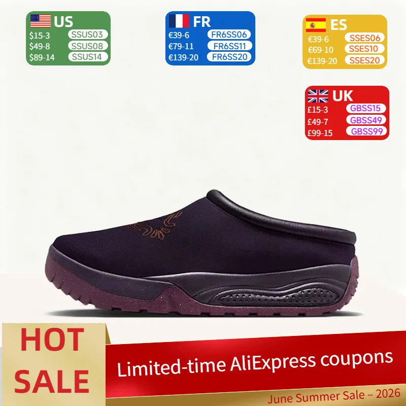 Nike ACG Rufus Comfortable,minimalist,stylish,and snug-fitting slip-on mules for everyday casual wear.Unisex.Purple. IM4953-600
Nike ACG Rufus Comfortable,minimalist,stylish,and snug-fitting slip-on mules for everyday casual wear.Unisex.Purple. IM4953-600