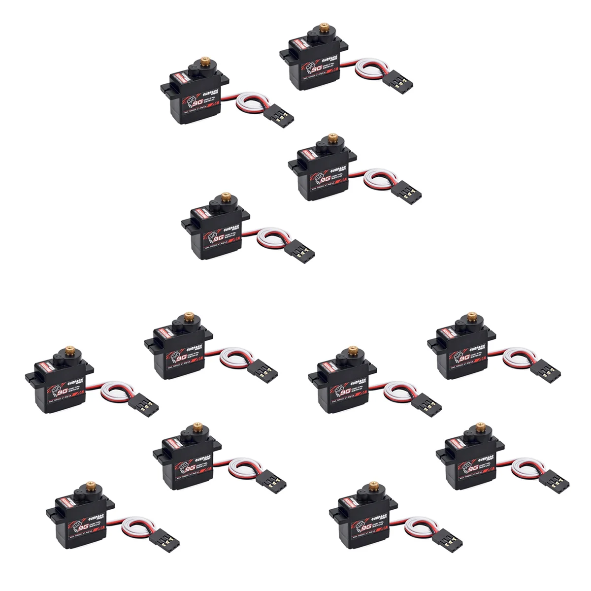 Y34A 12PCS S0009M 9G Digital Servos Metal Gear Servo 1.4KG Steering Gear for RC Cars Parts Airplane Boat Ship Plane
Y34A 12PCS S0009M 9G Digital Servos Metal Gear Servo 1.4KG Steering Gear for RC Cars Parts Airplane Boat Ship Plane