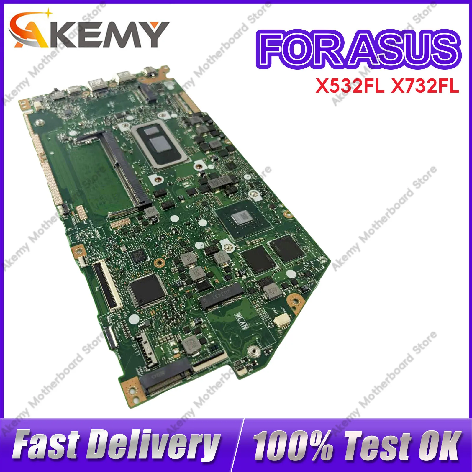 X532FL Laptop Motherboard For ASUS X532FLC K532F S5500F V532F K531F V531F S532F X532F X532FAC S531F Mainboard 10th Gen I3 i5 i7
X532FL Laptop Motherboard For ASUS X532FLC K532F S5500F V532F K531F V531F S532F X532F X532FAC S531F Mainboard 10th Gen I3 i5 i7