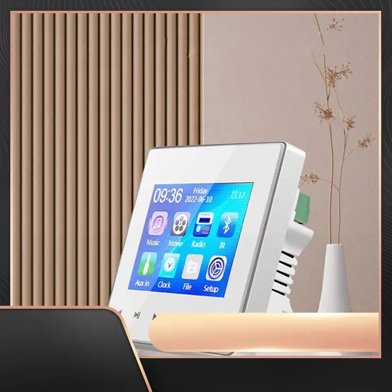 Home New Mini Bluetooth 2.8 HD Screen Wall Amplifier Music Center Sound System TV Tablet Smart Digital Stereo FM Durable (Black)
Home New Mini Bluetooth 2.8 HD Screen Wall Amplifier Music Center Sound System TV Tablet Smart Digital Stereo FM Durable (Black)