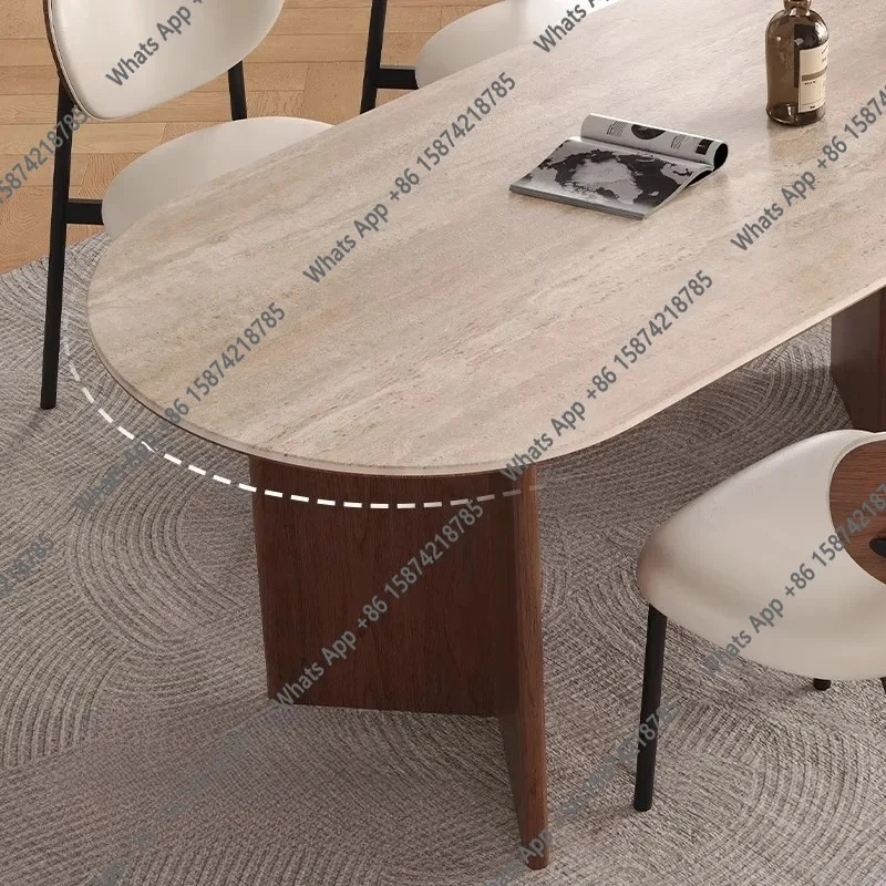 Zc X French Retro Solid Wood Deli Feng Rock Slab Dining Table And Chair Combination Simple Oval Designer Medieval Dining Table
Zc X French Retro Solid Wood Deli Feng Rock Slab Dining Table And Chair Combination Simple Oval Designer Medieval Dining Table