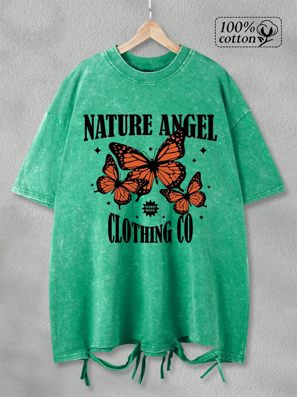 Летние стираные футболки, женская хлопковая одежда Nature Angel, футболка с принтом Y2K, большие топы с круглым вырезом, женская одежда в стиле Харадзюку
Летние стираные футболки, женская хлопковая одежда Nature Angel, футболка с принтом Y2K, большие топы с круглым вырезом, женская одежда в стиле Харадзюку