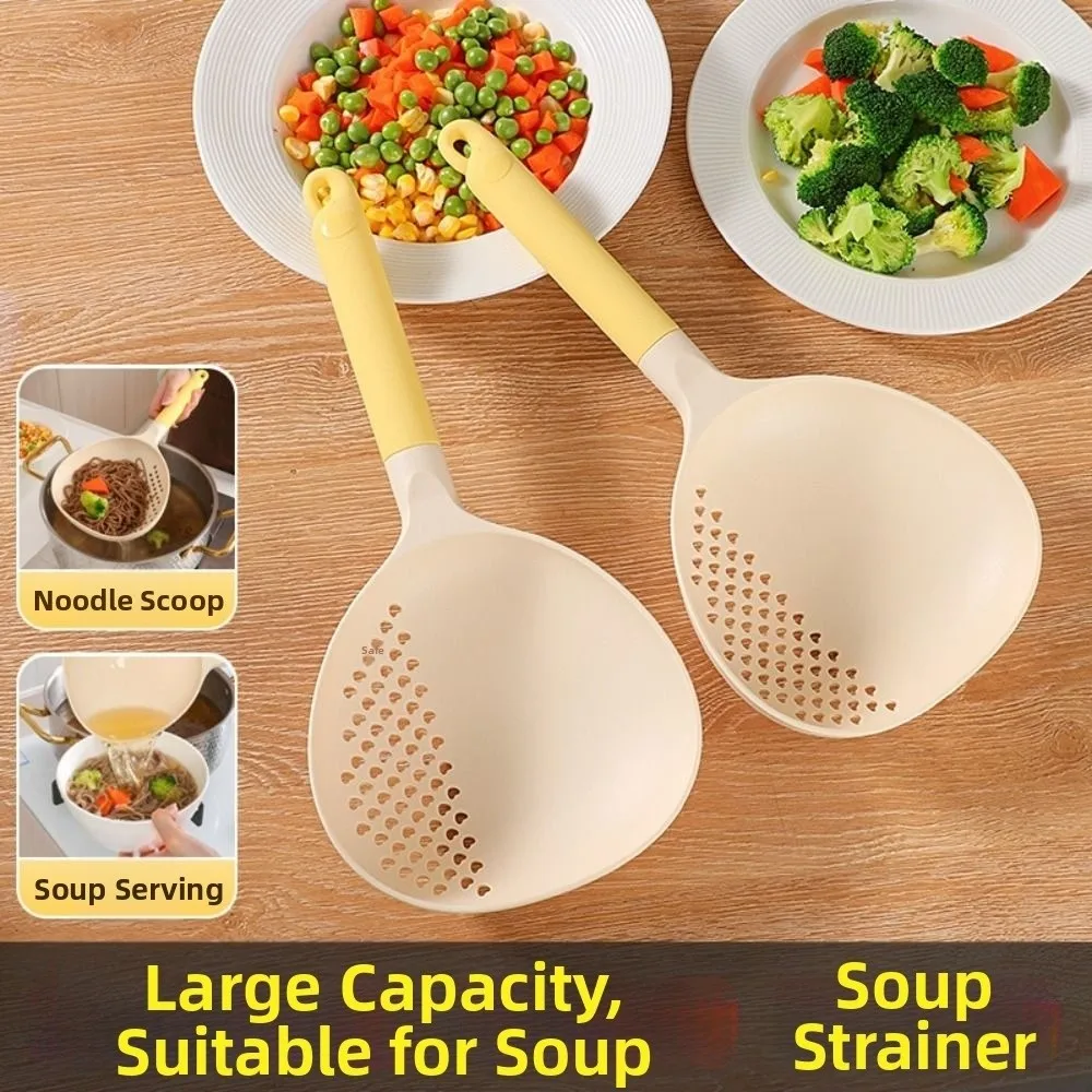 2in1 Soup Ladle & Colander Big Size High Heat Resistant Kitchen Ladle Strainer Nylon Long Handle Noodle Pasta Colander
2in1 Soup Ladle & Colander Big Size High Heat Resistant Kitchen Ladle Strainer Nylon Long Handle Noodle Pasta Colander