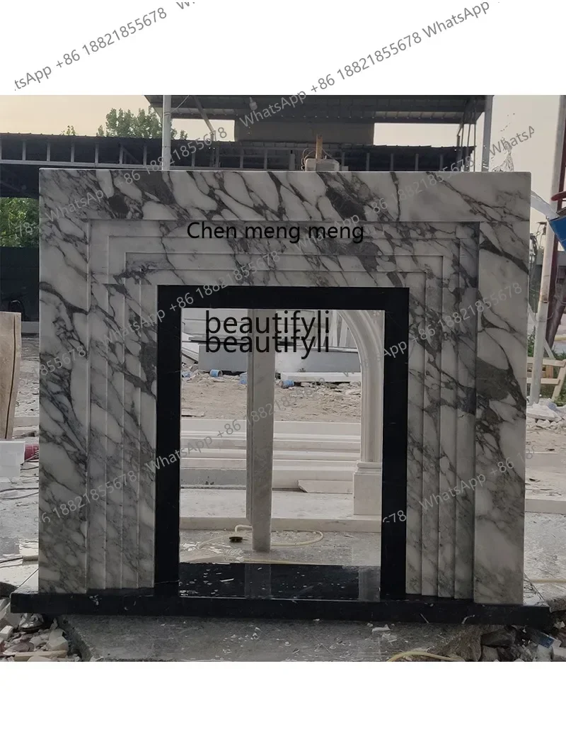 ss7304 Marble Large Flower White Black Stone Color Matching European French Living Room Fireplace Mantel Line Heating Fireplace
ss7304 Marble Large Flower White Black Stone Color Matching European French Living Room Fireplace Mantel Line Heating Fireplace