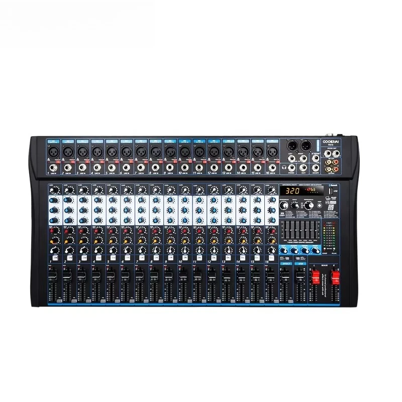 PB16 Professional 16-Channel USB BT Digital Audio Mixer Console High Quality Sound Cards & Mixers
PB16 Professional 16-Channel USB BT Digital Audio Mixer Console High Quality Sound Cards & Mixers