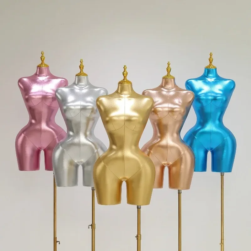 Clothing store plus-size model props, half-body women's clothing platform, dummy display stand
Clothing store plus-size model props, half-body women's clothing platform, dummy display stand