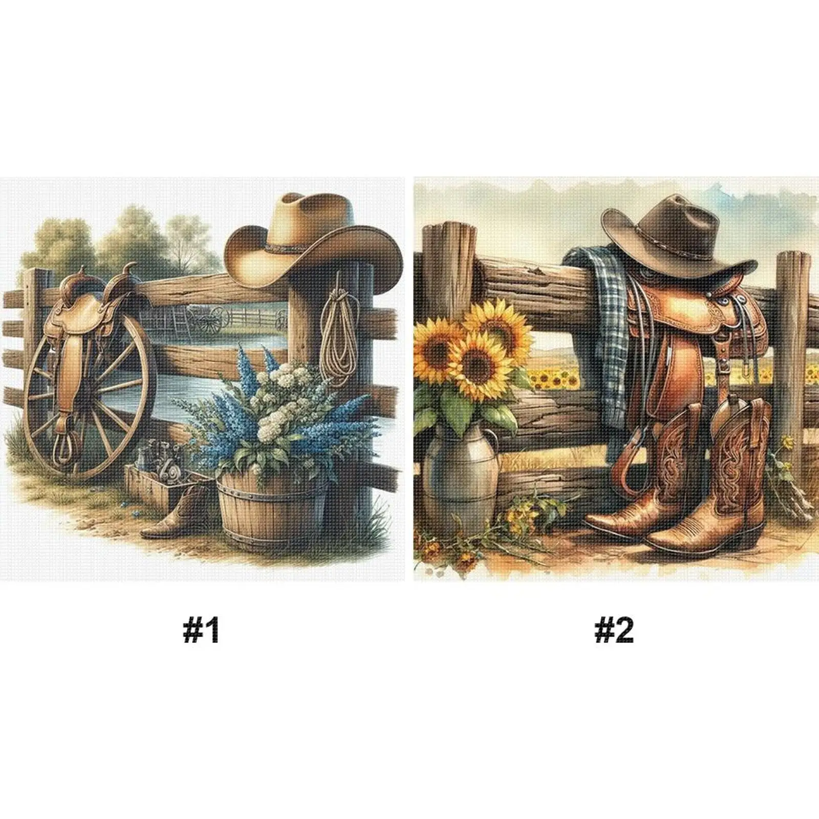 Western Cowboy Printed Cross Stitch Kit DIY 11CT Embroidery Craft Set Home Decor
Western Cowboy Printed Cross Stitch Kit DIY 11CT Embroidery Craft Set Home Decor