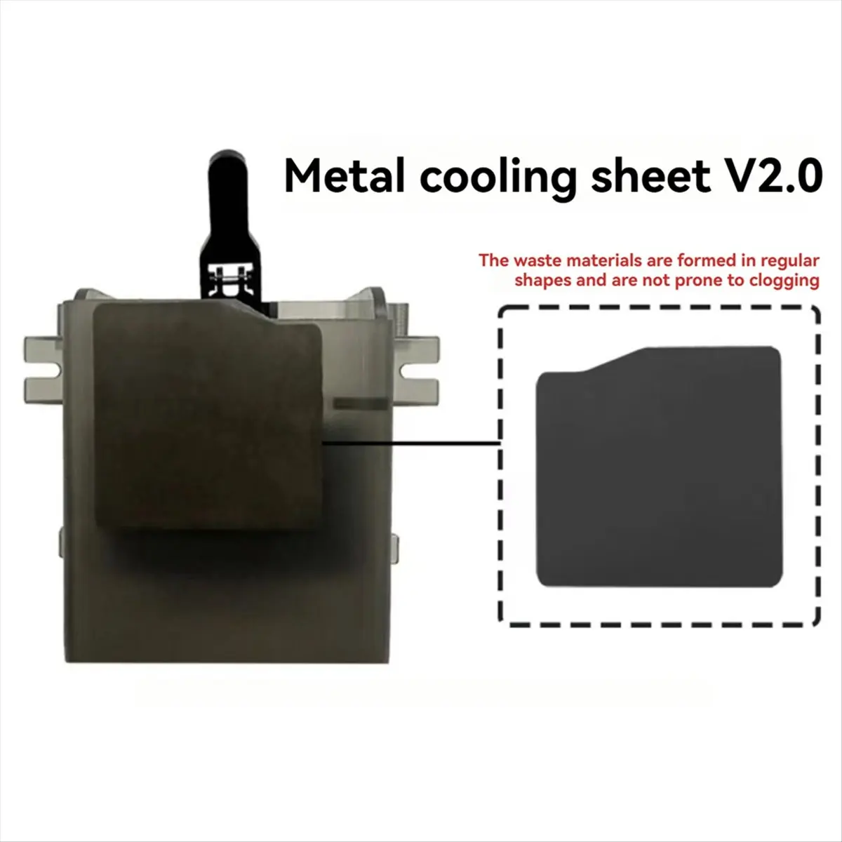L70A For Bambu Lab X1C/P1P/P1S 3D Printer Accessories Waste Slide Metal Cooling Plate V2.0 Nozzle Cleaning Tool
L70A For Bambu Lab X1C/P1P/P1S 3D Printer Accessories Waste Slide Metal Cooling Plate V2.0 Nozzle Cleaning Tool