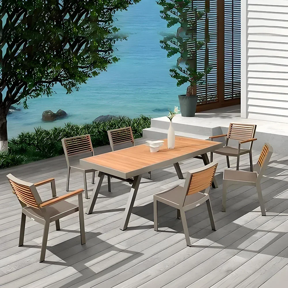 Aluminium Outdoor Garden Furniture Dining Table Set for 10 Modern Patio Seating Woven Rope outdoor Dining Set
Aluminium Outdoor Garden Furniture Dining Table Set for 10 Modern Patio Seating Woven Rope outdoor Dining Set