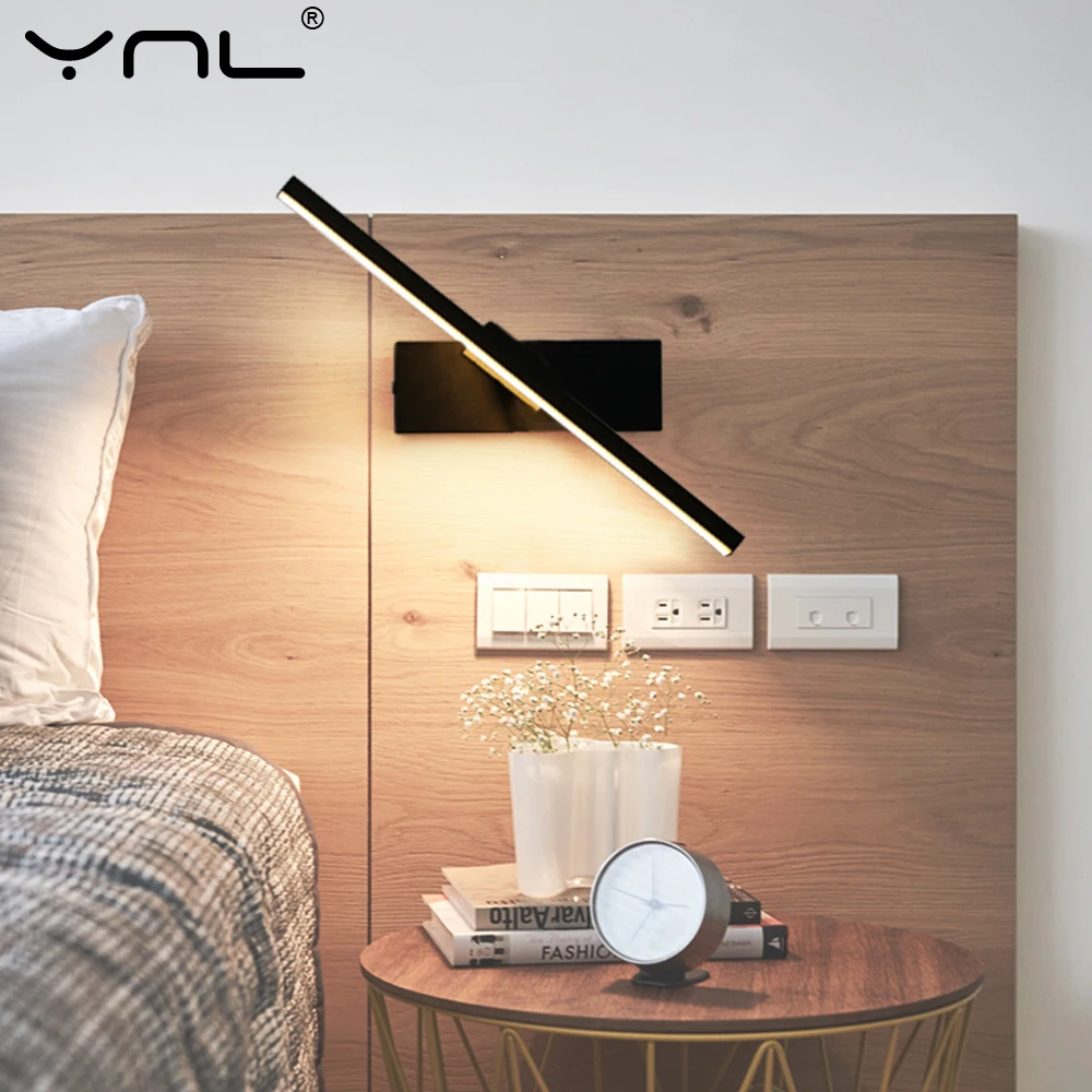 Interior Bedside LED Wall Light Adjustable Rotatable Angle Simple LED Wall Sconce Lamp AC220V/110V Mirror Bedroom Living Room
Interior Bedside LED Wall Light Adjustable Rotatable Angle Simple LED Wall Sconce Lamp AC220V/110V Mirror Bedroom Living Room