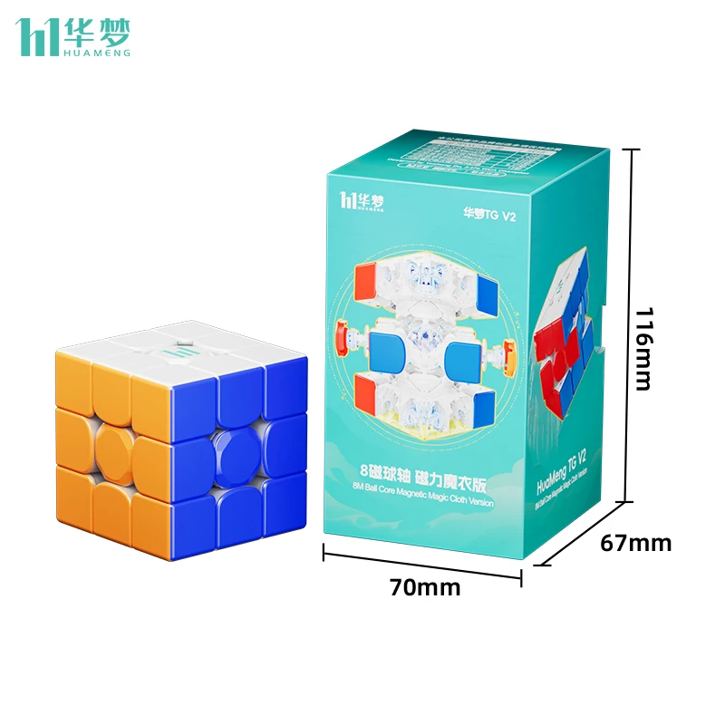 Кубик Рубика MoYu HuaMeng TG V2 3x3 с 8-ми шариковым сердечником UV и HuaMeng TG V2 3x3 с 20-ми шариковым сердечником UV
Кубик Рубика MoYu HuaMeng TG V2 3x3 с 8-ми шариковым сердечником UV и HuaMeng TG V2 3x3 с 20-ми шариковым сердечником UV