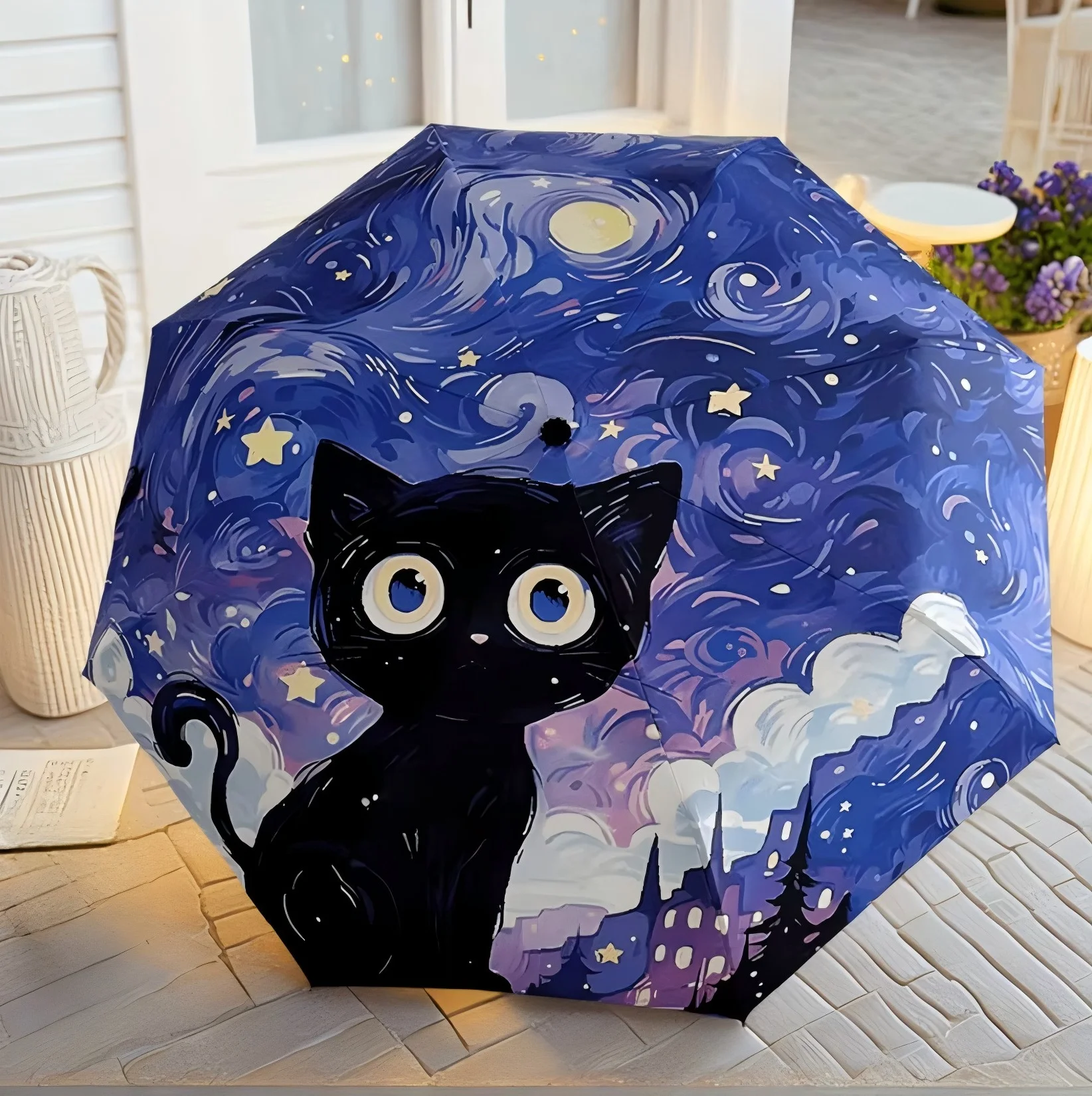 Cute automatic cat 8-bone portable travel folding umbrella, allowing you to travel with peace of mind
Cute automatic cat 8-bone portable travel folding umbrella, allowing you to travel with peace of mind