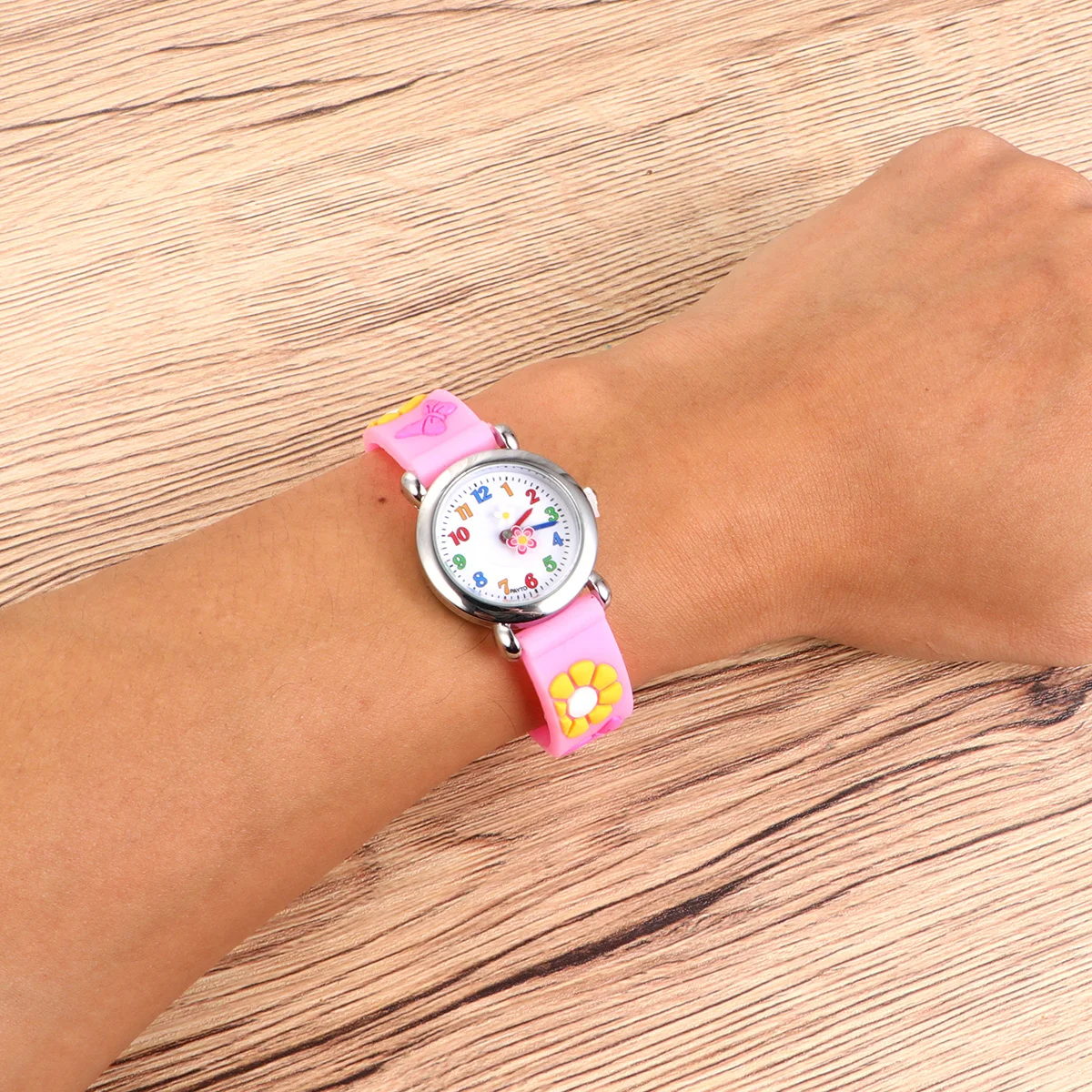 Kids Cartoon Flower Watch Pink Silicone Band Children Wristwatch Adjustable Strap Creative Design Cute Pattern Toddler
Kids Cartoon Flower Watch Pink Silicone Band Children Wristwatch Adjustable Strap Creative Design Cute Pattern Toddler