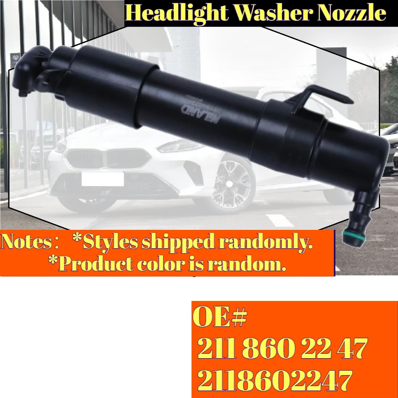 Headlight Washer Nozzle Right Side for Mercedes-Benz W211 E550 E350 E63 AMG E320 2007-2009, OE# 2118602247/ 211 860 22 47
Headlight Washer Nozzle Right Side for Mercedes-Benz W211 E550 E350 E63 AMG E320 2007-2009, OE# 2118602247/ 211 860 22 47