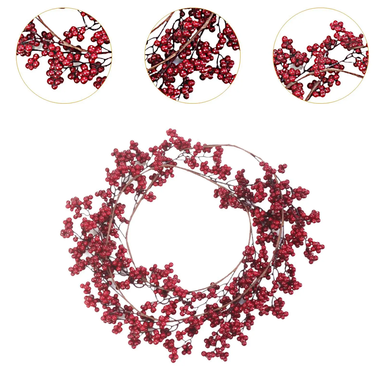 Christmas Red Berries Wreath Front Door Garland for Farmhouse Garden Home
Christmas Red Berries Wreath Front Door Garland for Farmhouse Garden Home