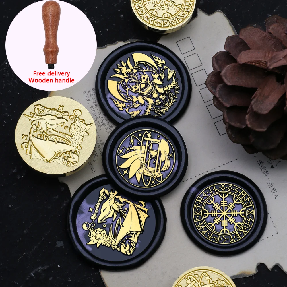 Vintage Wax Seal Stamp Solid Brass Head Retro Sealing Tool for Envelope Card Hand Account DIY Craft Decorative Stamps
Vintage Wax Seal Stamp Solid Brass Head Retro Sealing Tool for Envelope Card Hand Account DIY Craft Decorative Stamps
