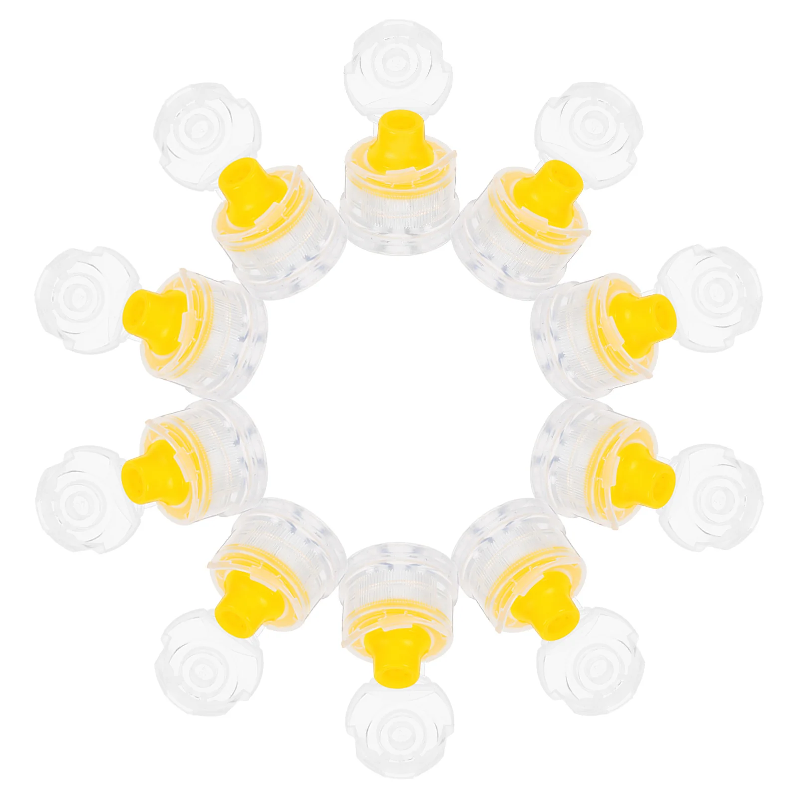 10Pcs Plastic Spout Caps Flip Open Bottle Tops Reusable Leakproof Covers for Soda Water Jars Outdoor Sports Travel Accessories
10Pcs Plastic Spout Caps Flip Open Bottle Tops Reusable Leakproof Covers for Soda Water Jars Outdoor Sports Travel Accessories