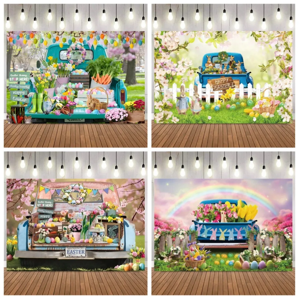 Easter Vintage Truck Colorful Eggs Flowers Background Rustic StyleBaby Shower Portrait Birthday Party Home Decor Photo Backdrop
Easter Vintage Truck Colorful Eggs Flowers Background Rustic StyleBaby Shower Portrait Birthday Party Home Decor Photo Backdrop