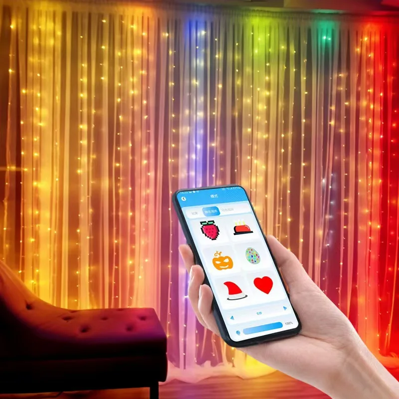 Smart IC LED String Light WS2812 Bluetooth Fairy Light Addressable USB 5V 400leds Dreamcolor Music Sync Party Garland Decor Home
Smart IC LED String Light WS2812 Bluetooth Fairy Light Addressable USB 5V 400leds Dreamcolor Music Sync Party Garland Decor Home