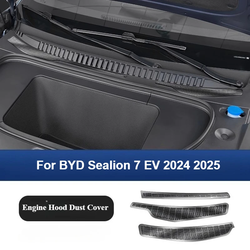 Для BYD Sealion 7 EV 2024 2025, противоблокировочная крышка отсека двигателя, капот, пылезащитный чехол для канала воды, аксессуары
Для BYD Sealion 7 EV 2024 2025, противоблокировочная крышка отсека двигателя, капот, пылезащитный чехол для канала воды, аксессуары