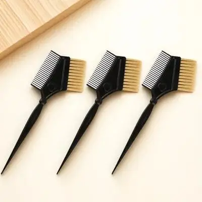 3pcs Tint Brush for Dyeing Color DIY Home Use Black Tinting Comb Durable Handle Even Bristle Distribution for Man
3pcs Tint Brush for Dyeing Color DIY Home Use Black Tinting Comb Durable Handle Even Bristle Distribution for Man