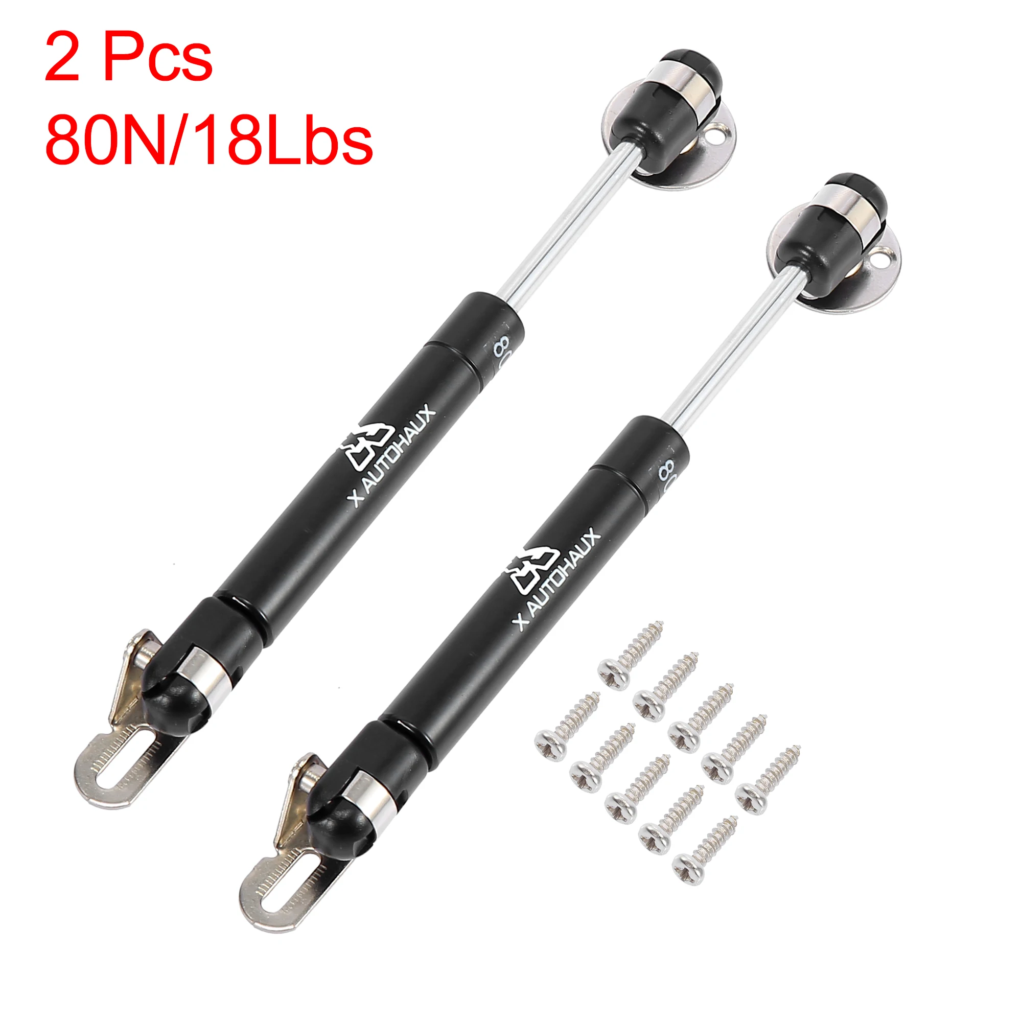 X Autohaux 2pcs 7inch 80N/18Lbs Gas Struts Shocks Lift Supports Lid Stay Black RV Cabinet Lift Support Car Accessories
X Autohaux 2pcs 7inch 80N/18Lbs Gas Struts Shocks Lift Supports Lid Stay Black RV Cabinet Lift Support Car Accessories
