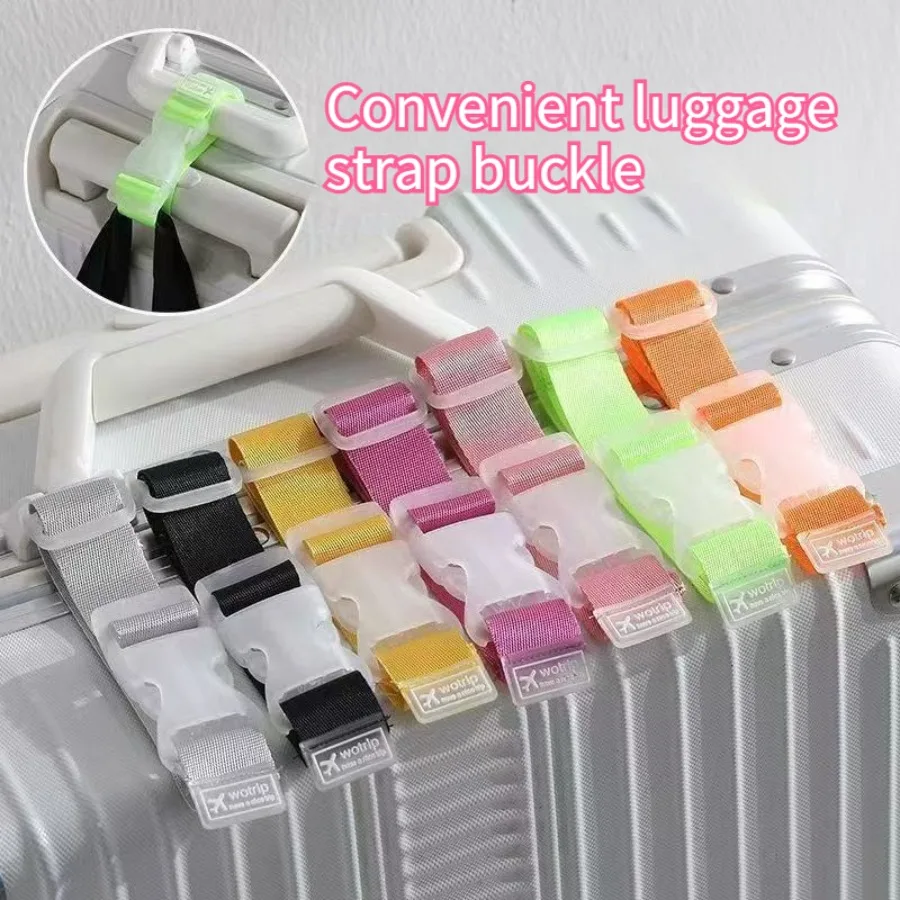 Portable Luggage Hanging Strap Buckle, Universal Anti-Lost Suitcase Fixed Attachment Hook, Durable Woven Webbing Carry on Bag Holder Strap for Travel Business Trip Outdoor Luggage Decor Accessory Gift
Portable Luggage Hanging Strap Buckle, Universal Anti-Lost Suitcase Fixed Attachment Hook, Durable Woven Webbing Carry on Bag Holder Strap for Travel Business Trip Outdoor Luggage Decor Accessory Gift