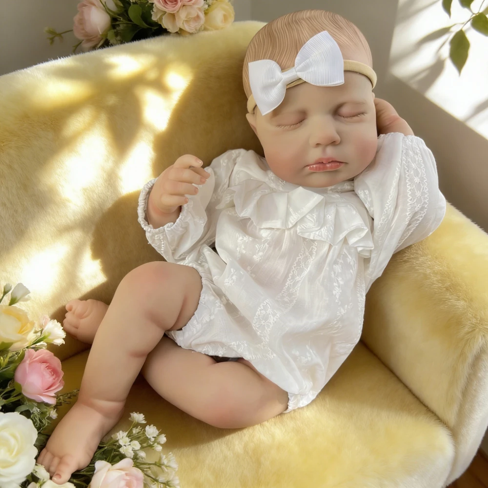 BZDOLL 19inch 48cm 3D-paint Skin with Visible Veins, (Vinyl Limbs, Cloth Body) Lifelike Baby Doll Kids Toy for Birthday Gifts
BZDOLL 19inch 48cm 3D-paint Skin with Visible Veins, (Vinyl Limbs, Cloth Body) Lifelike Baby Doll Kids Toy for Birthday Gifts