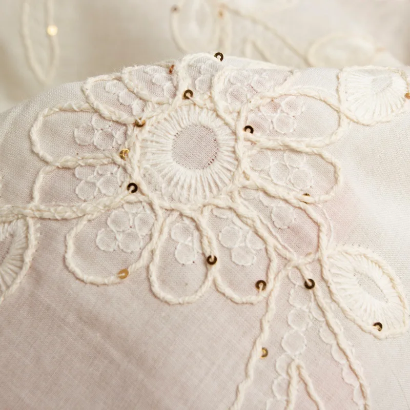 Combed Cotton Bottom Cloth Stranded Rope Embroidered Band Sequin Sequins Comely Women's Clothing Fabric
Combed Cotton Bottom Cloth Stranded Rope Embroidered Band Sequin Sequins Comely Women's Clothing Fabric