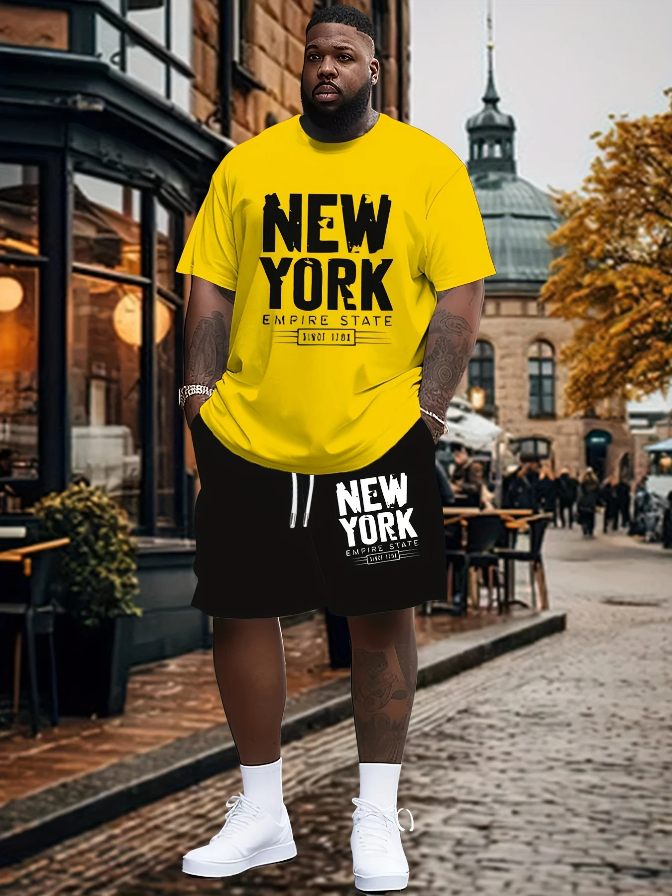 American Print Men's T-shirt Shorts 2-piece Set Casual Short Sleeve Top Drawstring Shorts Plus Size Sports T Shirt Clothing
American Print Men's T-shirt Shorts 2-piece Set Casual Short Sleeve Top Drawstring Shorts Plus Size Sports T Shirt Clothing