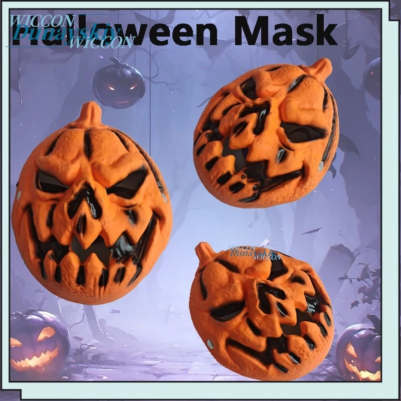 Halloween Cosplay Scary Outfit PU Foam Pumpkin Mask Punk Dark Gothic Roleplay Prop for Festival Parties Carnivals
Halloween Cosplay Scary Outfit PU Foam Pumpkin Mask Punk Dark Gothic Roleplay Prop for Festival Parties Carnivals